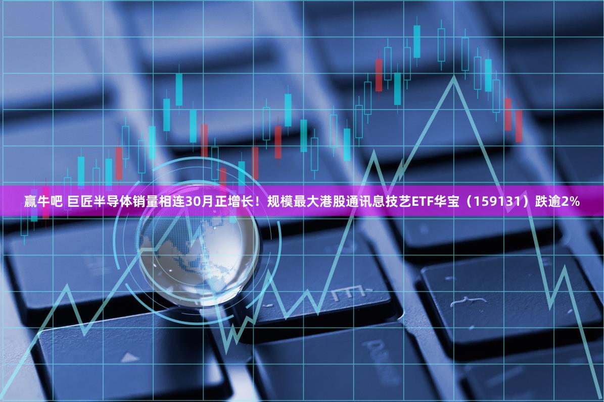 赢牛吧 巨匠半导体销量相连30月正增长!规模最大港股通讯息技艺ETF华宝(159131)跌逾2%