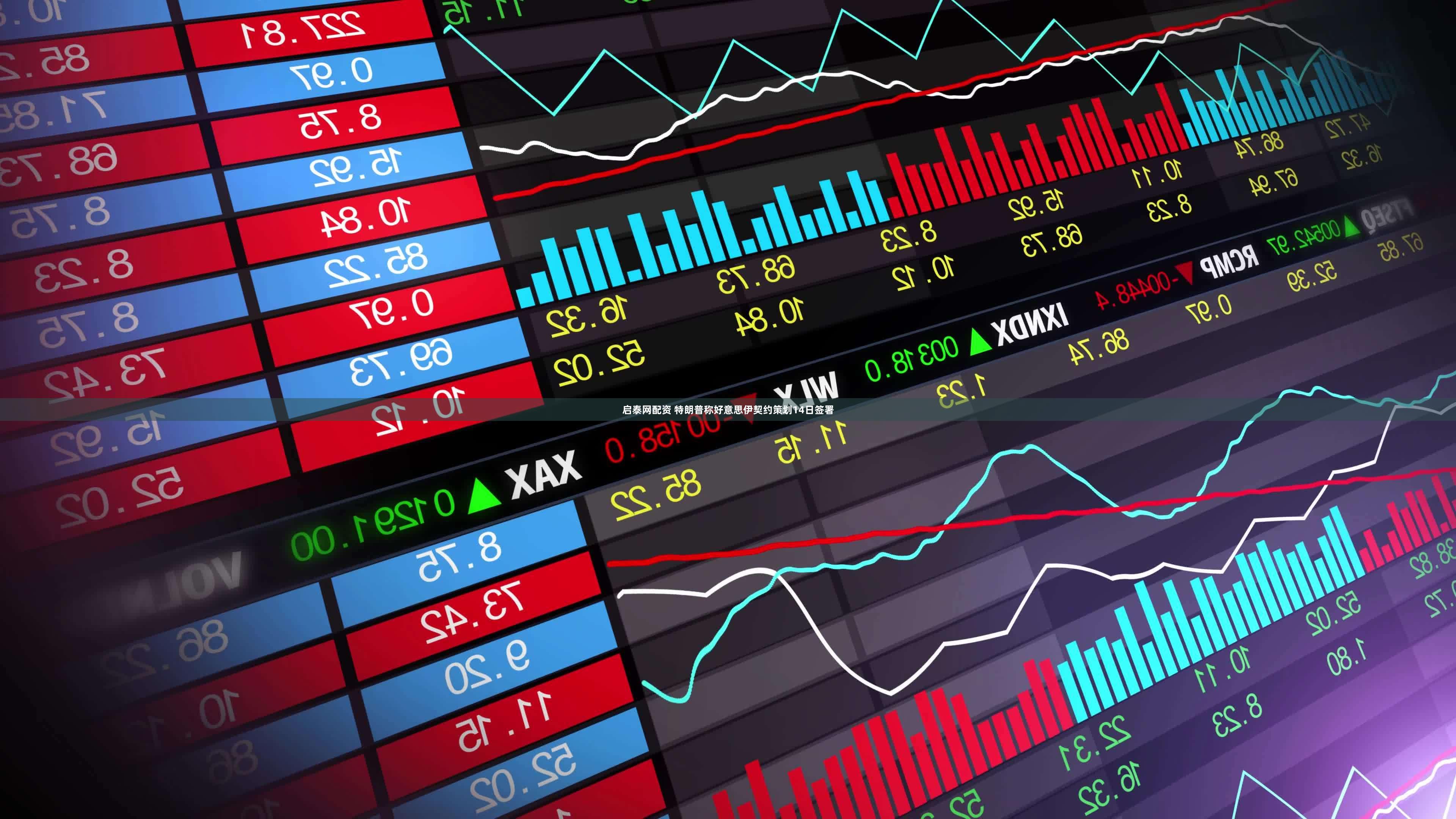 启泰网配资 特朗普称好意思伊契约策划14日签署