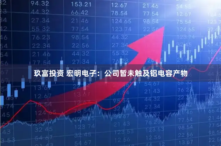 玖富投资 宏明电子：公司暂未触及铝电容产物